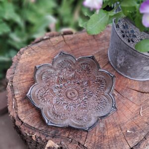Mandala antická červená